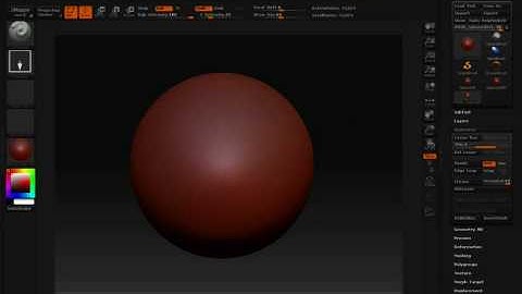 ZBrush Tutorial (Getting Started) - Dividing geometry