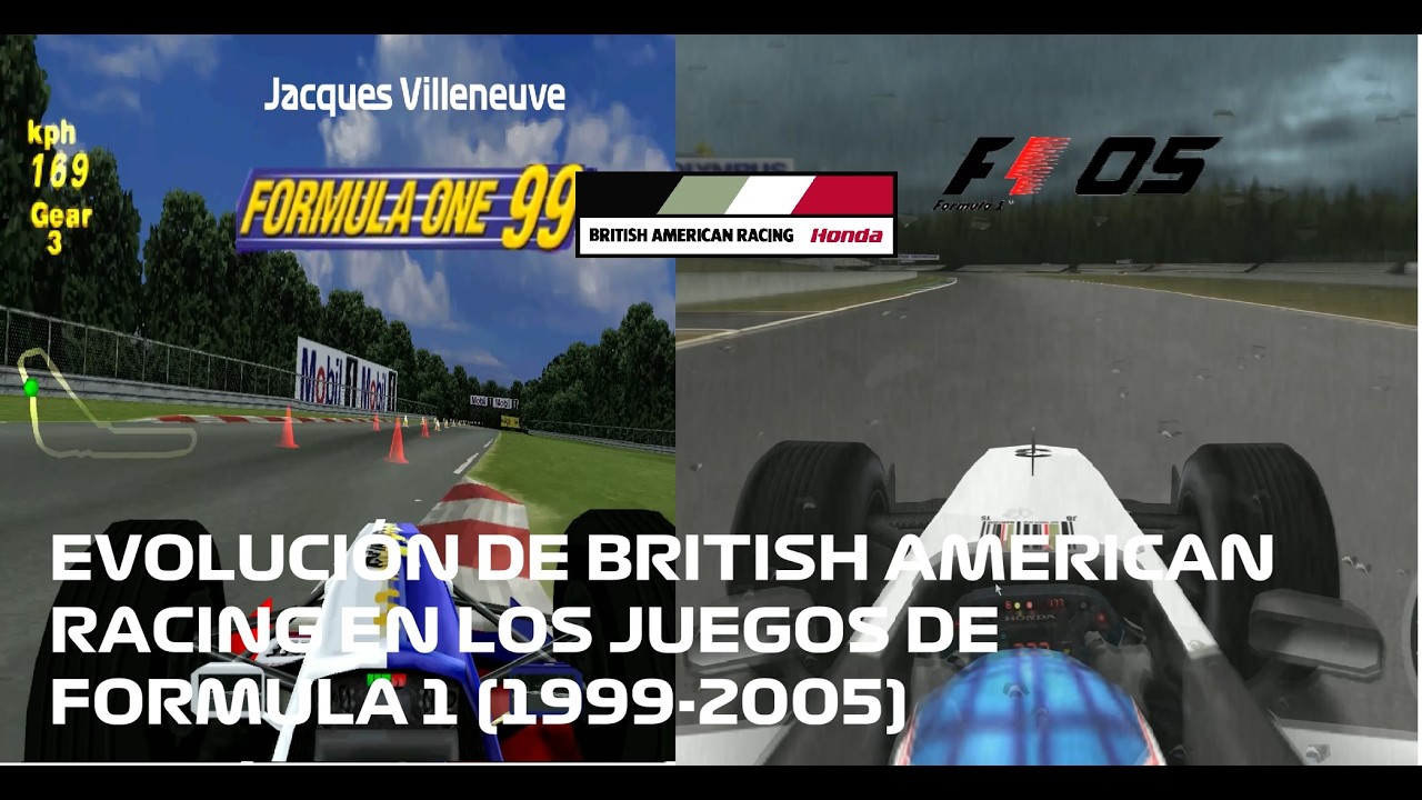 British American Racing en juegos de F1 (1999-2005) #BritishAmericanRacing #BAR #F1