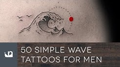 50 Simple Wave Tattoos For Men 