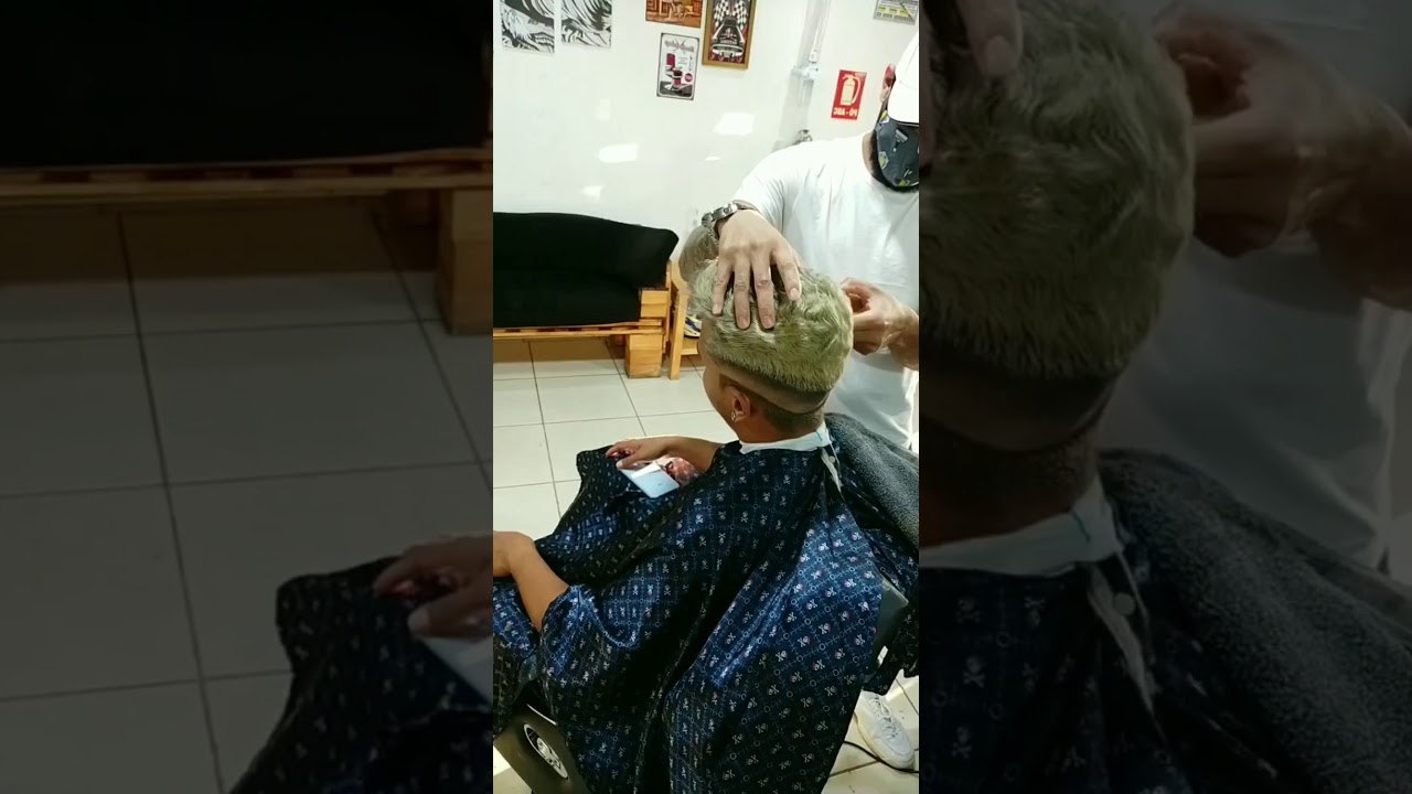Corte de cabelo com desenho