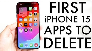 The First Apps To DELETE On Your iPhone 15