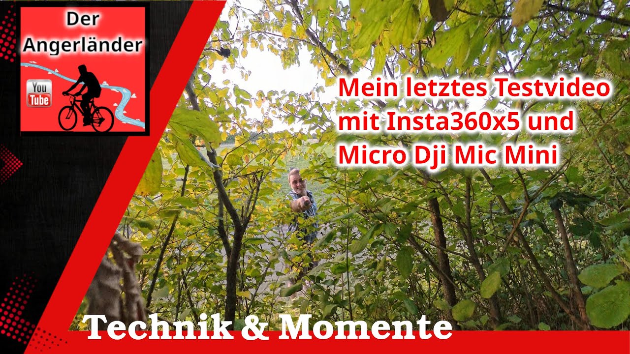 Letzter Kameratest Insta360x5 mit DJI Mic Mini