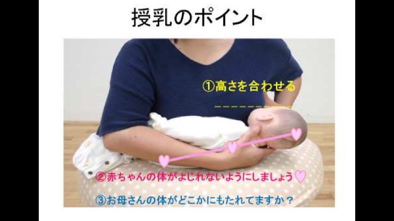 マタニティサロン 授乳の仕方 Youtube