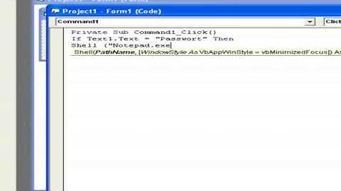 By sdk,visual basic tutorial   notepad loginer
