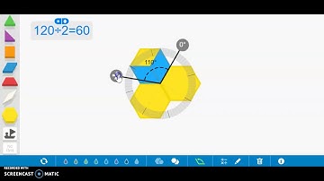 Decomposing angles using pattern blocks