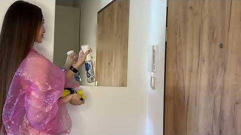 4k Transparent cleaning video | A little cozy cleaning session today - | Mirror cleaning