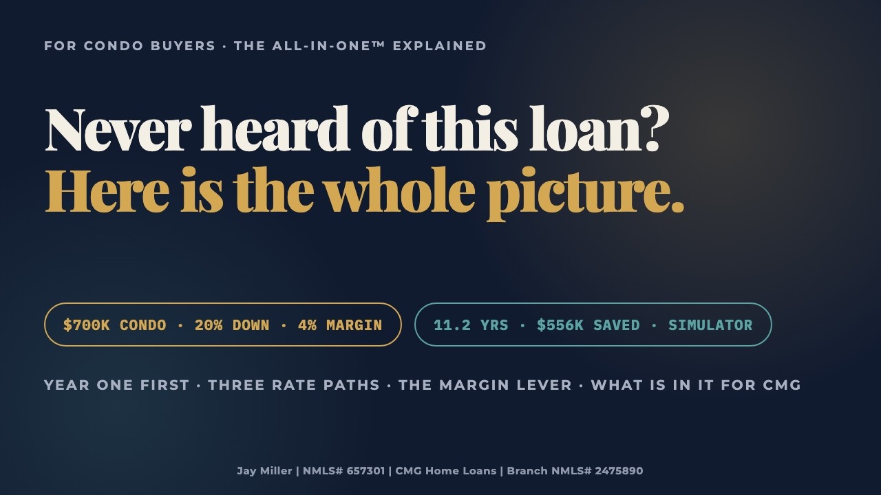 Watch: the All In One Loan™, explained with a $700,000 condo example