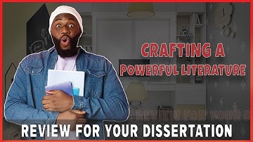 Crafting a Powerful Literature Review for Your Dissertation || WritersER