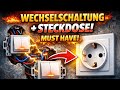 Wechselschaltung mit Steckdose erweitern ⚡ So einfach geht’s! (Schritt für Schritt)