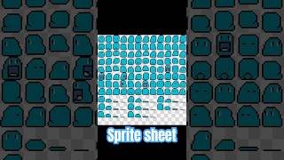 Sprite sheet in aseprite #godot #aesprite