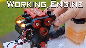Worlds smallest 4 stroke working engine, assembling and start up