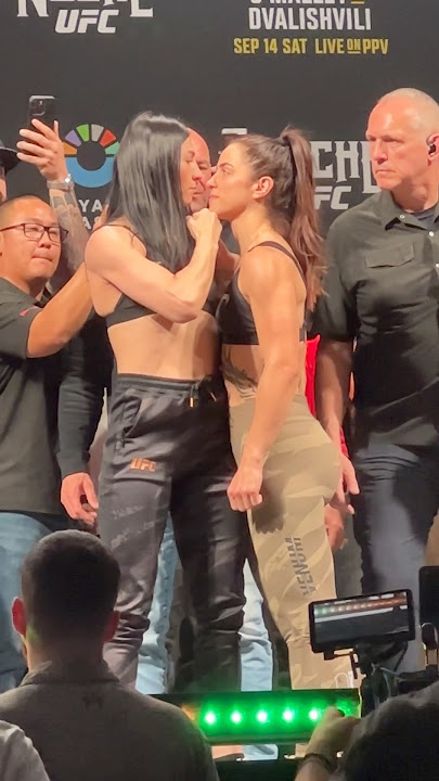 😮‍💨🔥 IRENE ALDANA VS NORMA DUMONT INTENSE FINAL FACE OFF (NOCHE UFC)