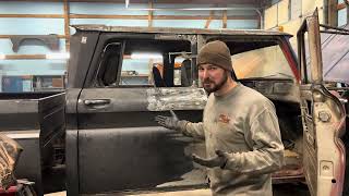 Fixing the passenger side door pillar