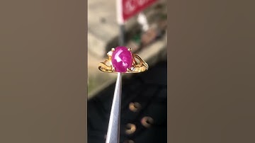 HV1923-10 | Nhẫn nữ vàng 10k đá ruby Lục Yên - Giá 4.800k - 0921400999