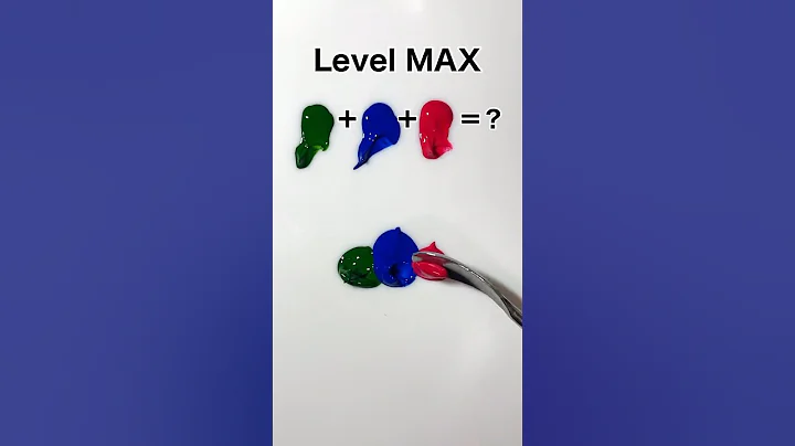 Guess the mixed colors  #colormixing #satisfying #asmr