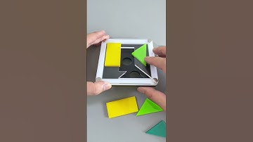 Can you fit the 6 pieces into the box?#Puzzles #IQ #iqtest