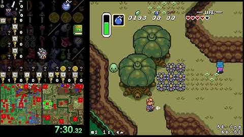 A Link to the Past randomizer: Inverted adkeys ladder race