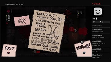 The binding of isaac Daily challenge 8/3/17