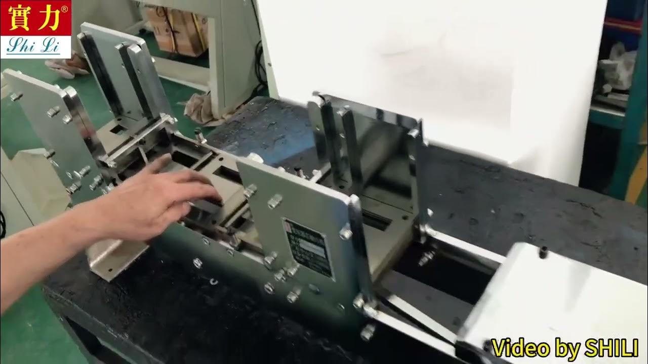 EI 114 manual lamination stacking machine - YouTube