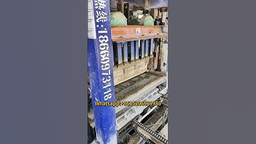 small automatic vibration cement concrete hollow block making machine price in China