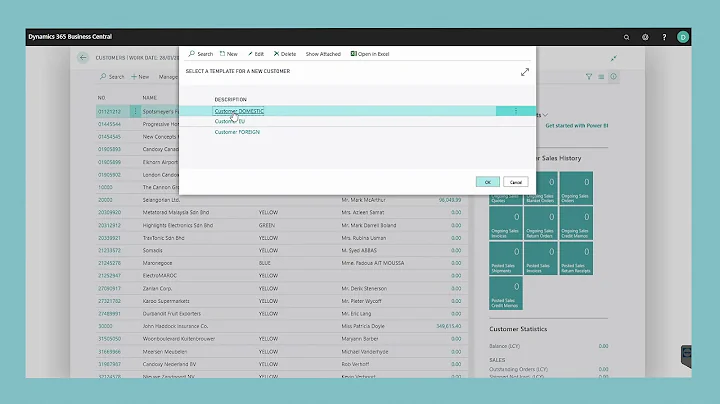 Register New Customers in Dynamics 365 Business Central