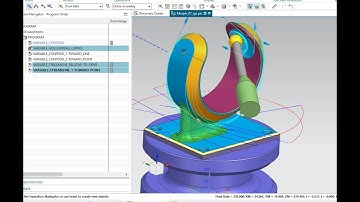 NX Cam Multi Axis- Variable Contour- Variable Guiding Curves-Variable Streamline (Bài73)