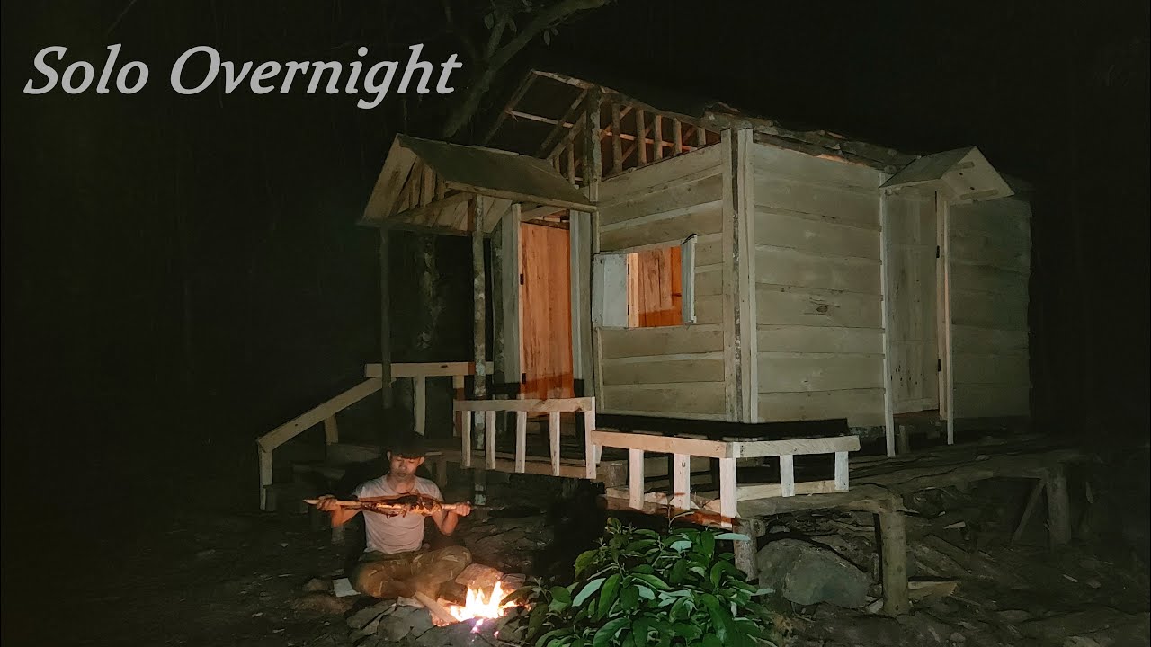 Making railings, Planting potatoes, Complete the Wooden Cabin - Living Off Grid | Build Life Ep 11