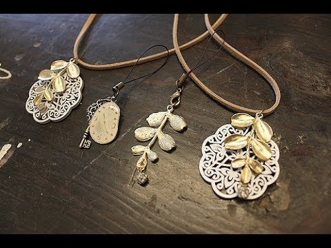 革紐で作るネックレスの紐の長さの目安は 広島手芸雑貨店 Leche れちぇ Youtube