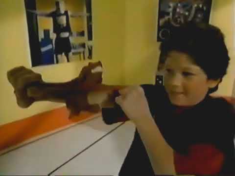 Mini action stretch and fetch Armstrong 1994 commercial CapToys