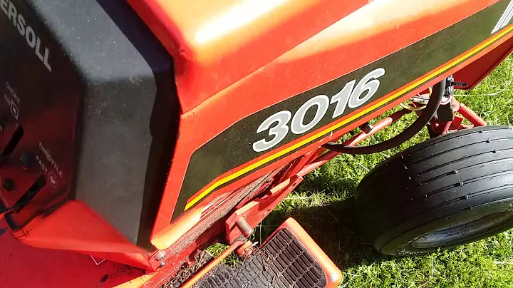 1993 Ingersoll 3016 garden tractor walk around