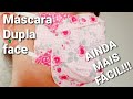 MÁSCARA MUITO mais FÁCIL PARA RESPIRAR!!!!!(P, M e G) MUITO SIMPLES!!!!