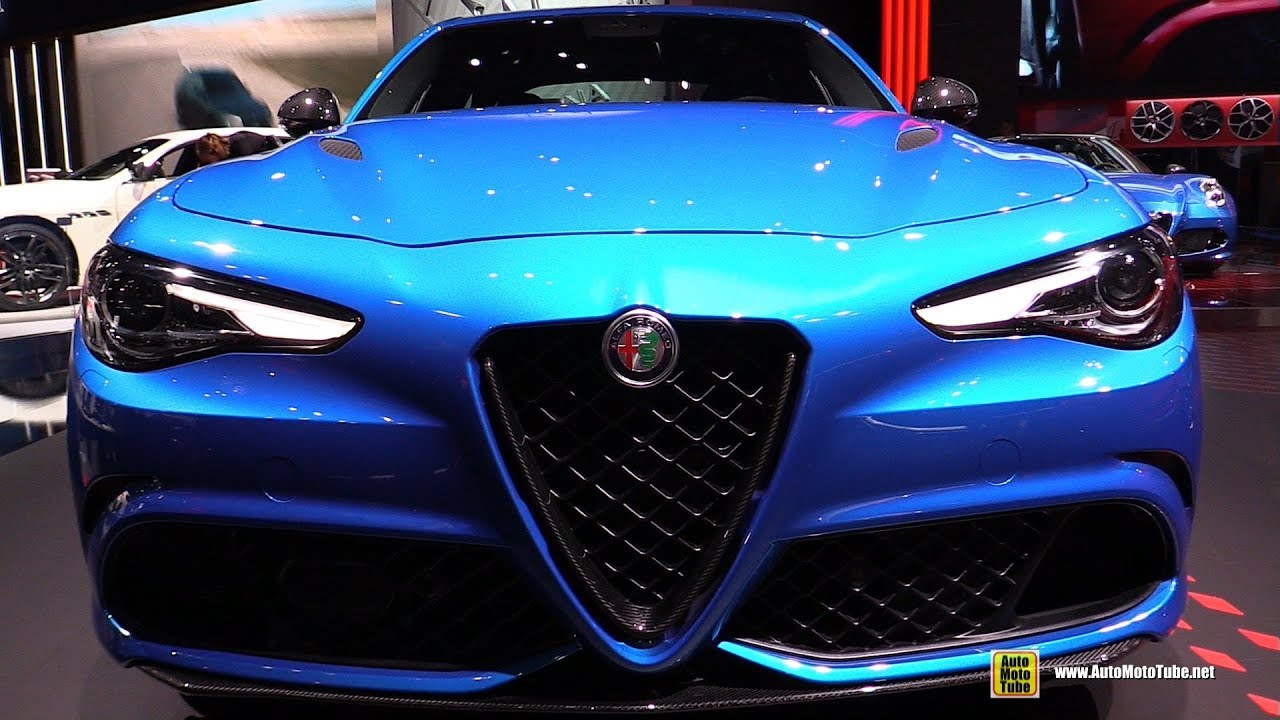 2019 Alfa Romeo Giulia Quadrifoglio Exterior And Interior Walkaround 2018 La Auto Show