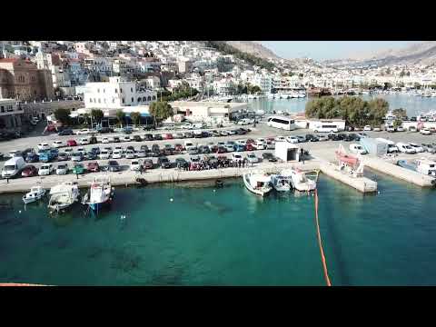 Πλάνα με drone: Μικροί μαθητές στην άσκηση Εκπαίδευση της Ομάδας Αντιρρύπανσης του ΔΛΤ Καλύμνου