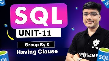 SQL Unit 11:  GROUP BY & HAVING Clause Explained with Examples