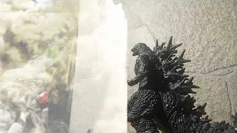 Godzilla Minus One Atomic Breath (stop motion test)