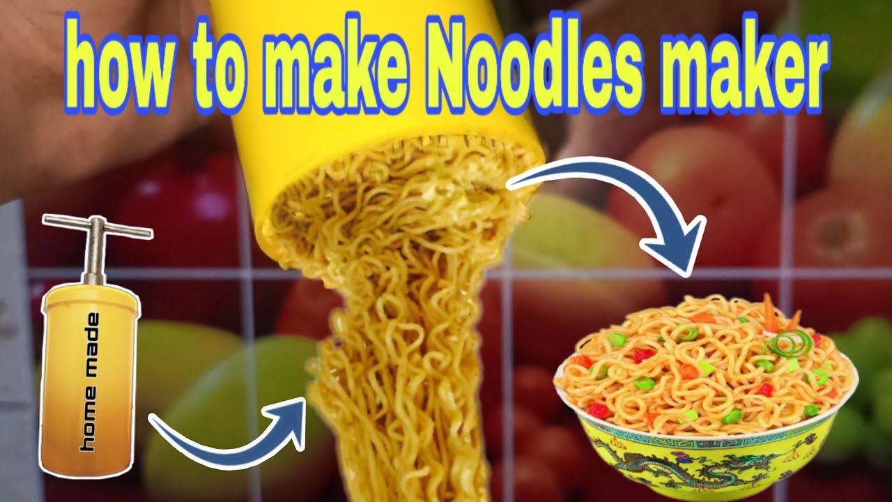 how to make Noodles maker at home YouTube