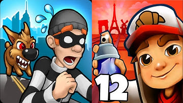 Robbery Bob vs Subway Surfers New Update Part 12