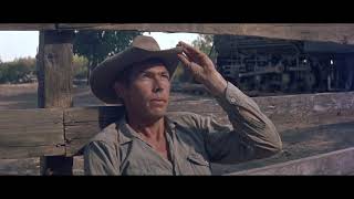 The Magnificent Seven (1960)  James Coburn:  Knife Scene | HD 1080p