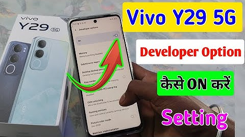 Vivo y29 5g me developer option kaise on kare/how to enable Developer option in vivo y29 5g //