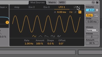 Wavetable in Ableton Live 10 — Overview