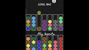 ball sort puzzle level 1041