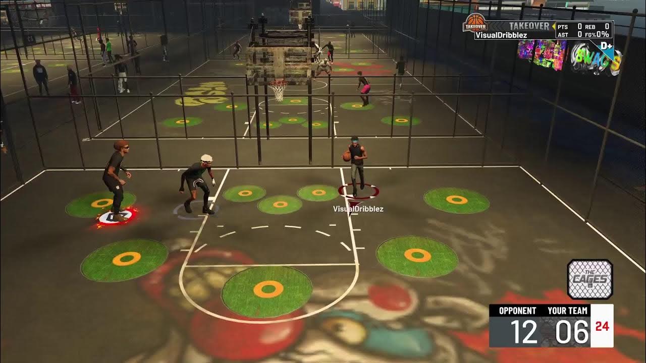 Back on 2k21 Cages Spin Dunk YouTube