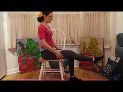 chair yoga for knee pain