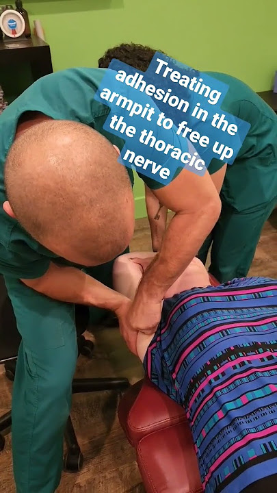 Treating Adhesion in the #thoracic #nerve by digging into the #armpit (Adhesion Release Methods)
