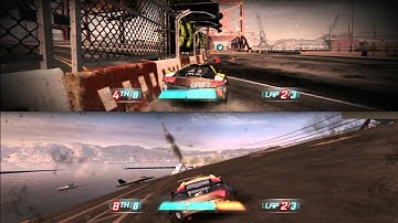 Split Second Split Screen Race PS3 4