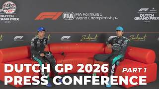 F1 Drivers Post Race Press Conference Dutch Grand Prix 2026 | Kimi Antonelli, George Russell