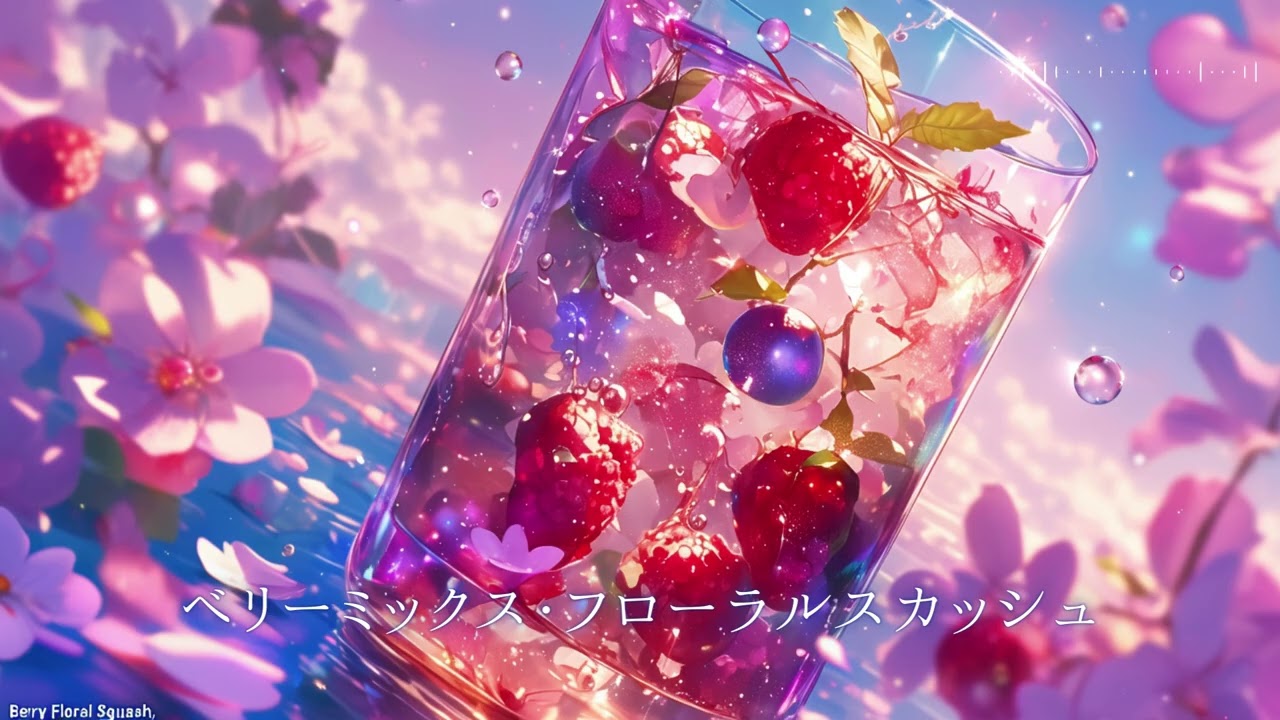 【フリーBGM/1時間】ベリーミックス・フローラルスカッシュ（作業用BGM/勉強用BGM/配信用BGM）