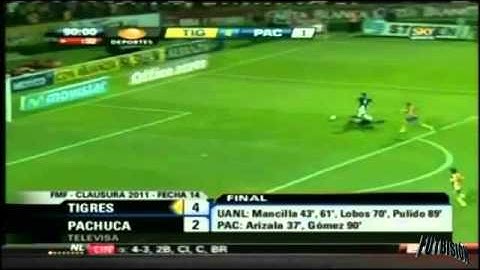 Tigres vs Pachuca 4-2 Jornada 14 Clausura 2011 Futbol Mexicano Todos los goles.mp4