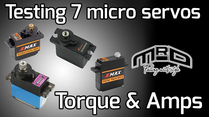Servo Test - 7 popular micro (9g) servos compared
