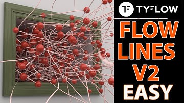 Flow lines V2 - Art Museum | tyFlow Easy